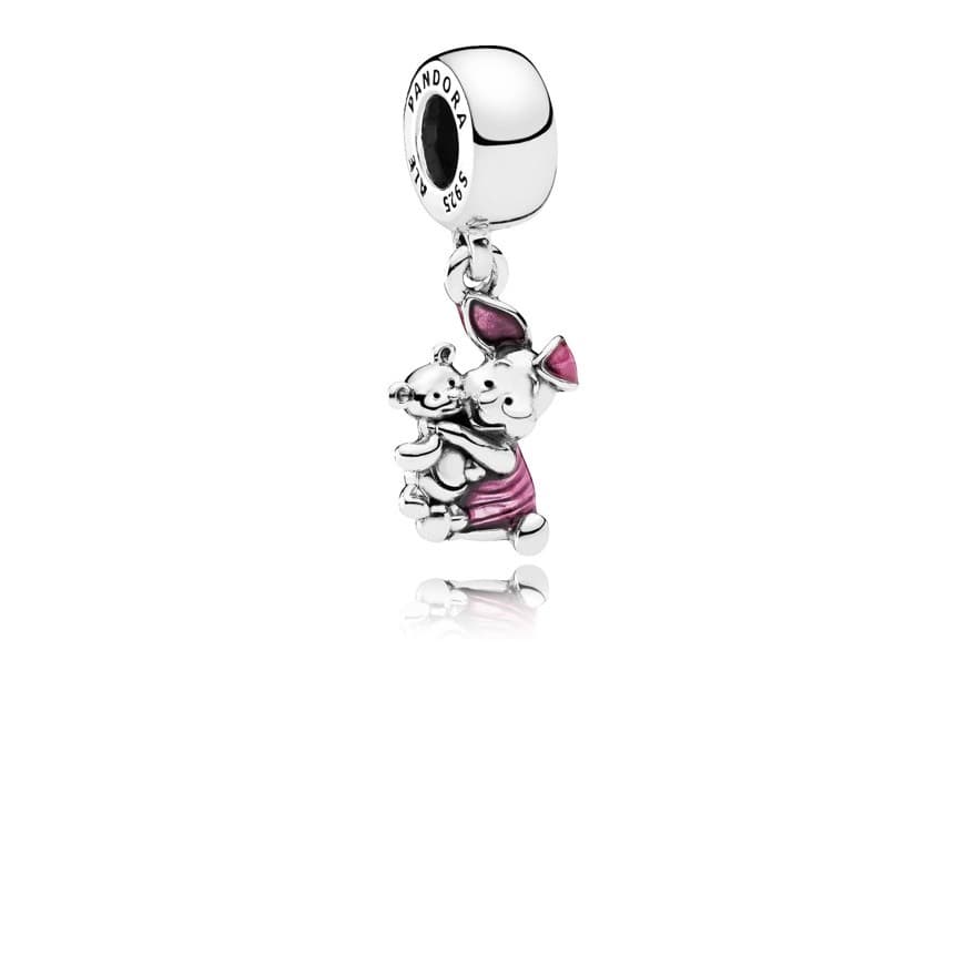 Moda Charm colgante en plata de ley Piglet