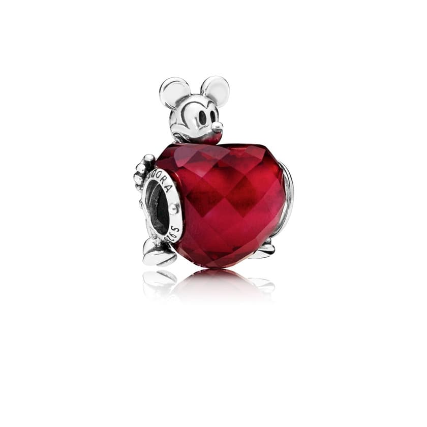 Product Charm en plata de ley Corazón de Amor de Mickey