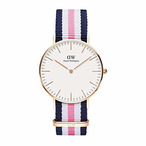 Moda Daniel Wellington 0506DW - Reloj con correa de acero para mujer