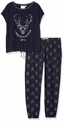 Moda Women's Secret Harry Potter HP WR Deer PJ FR Conjuntos de Pijama,