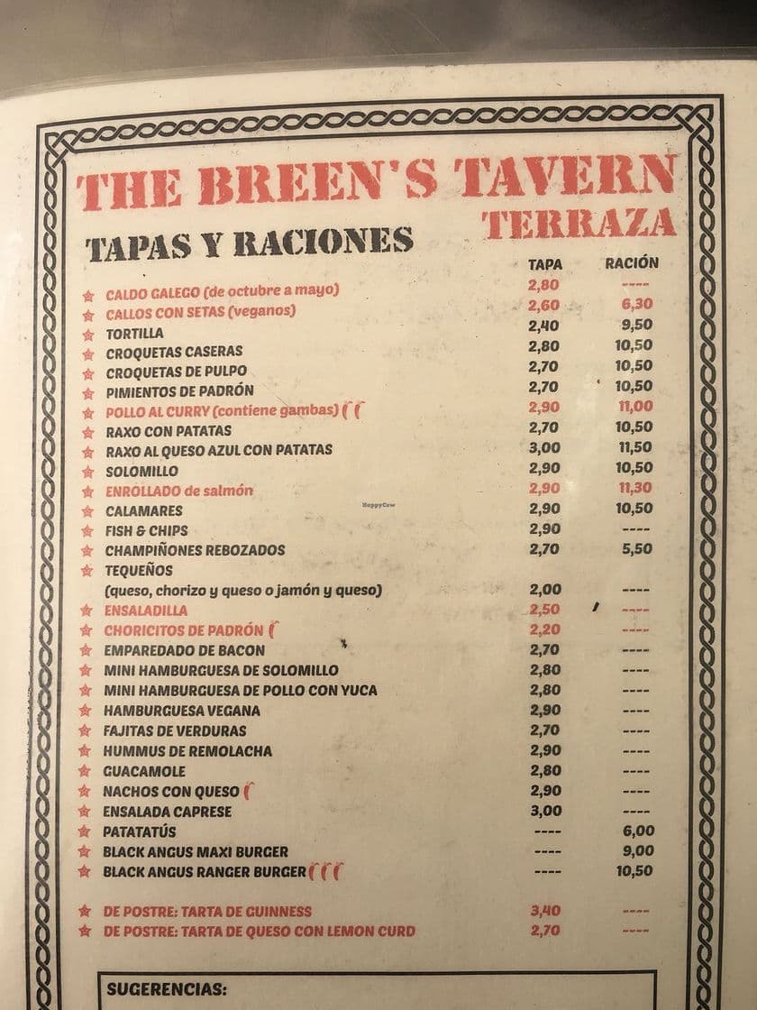 Restaurantes The Breen's Tavern