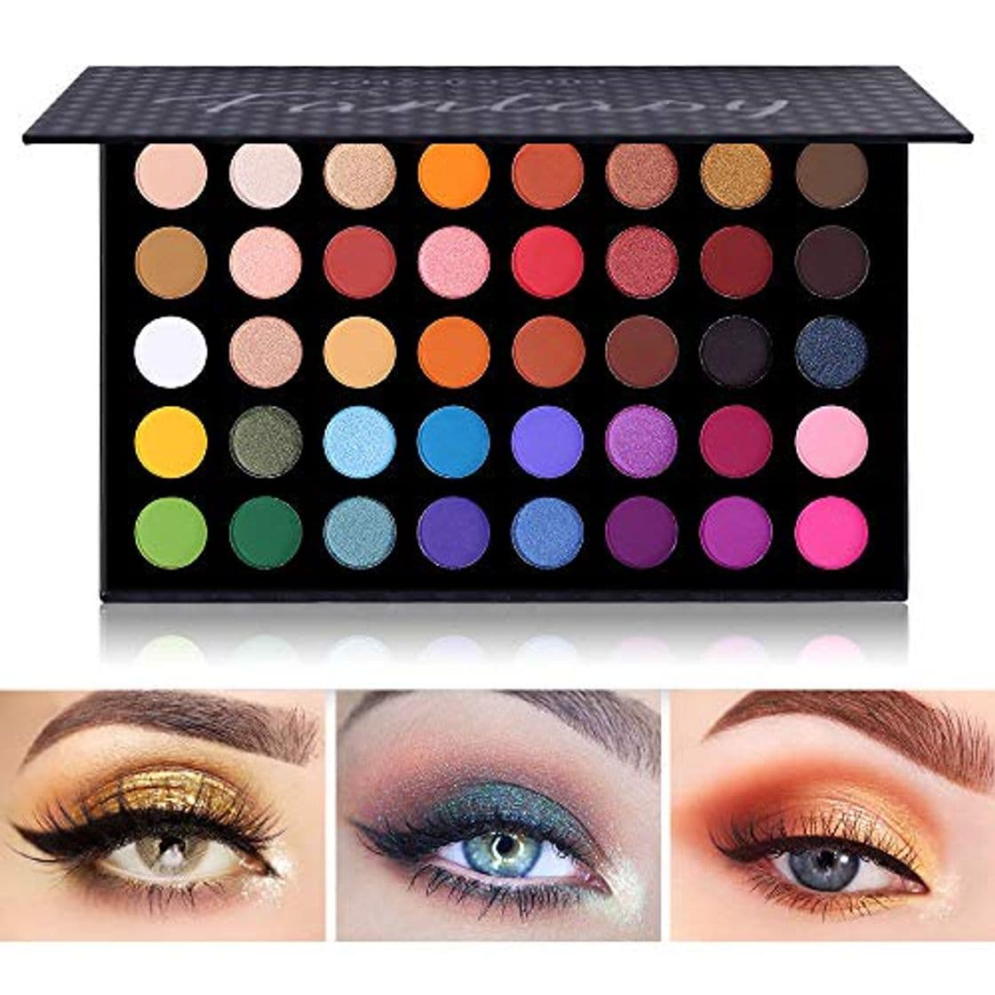 Beauty UCANBE Paleta de sombra de ojos Maquillaje Contorno metálico Sombra de ojos