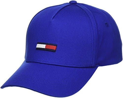 Moda Tommy Hilfiger Flag Gorra de béisbol, Azul