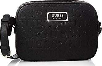 Lugar Guess Kamryn Crossbody Top Zip, Bolso Bandolera para Mujer, Negro