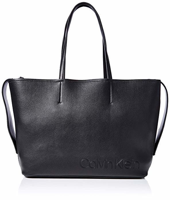 Lugar Calvin Klein ATTACHED SHOPPERMujerBolsos bandoleraNegro