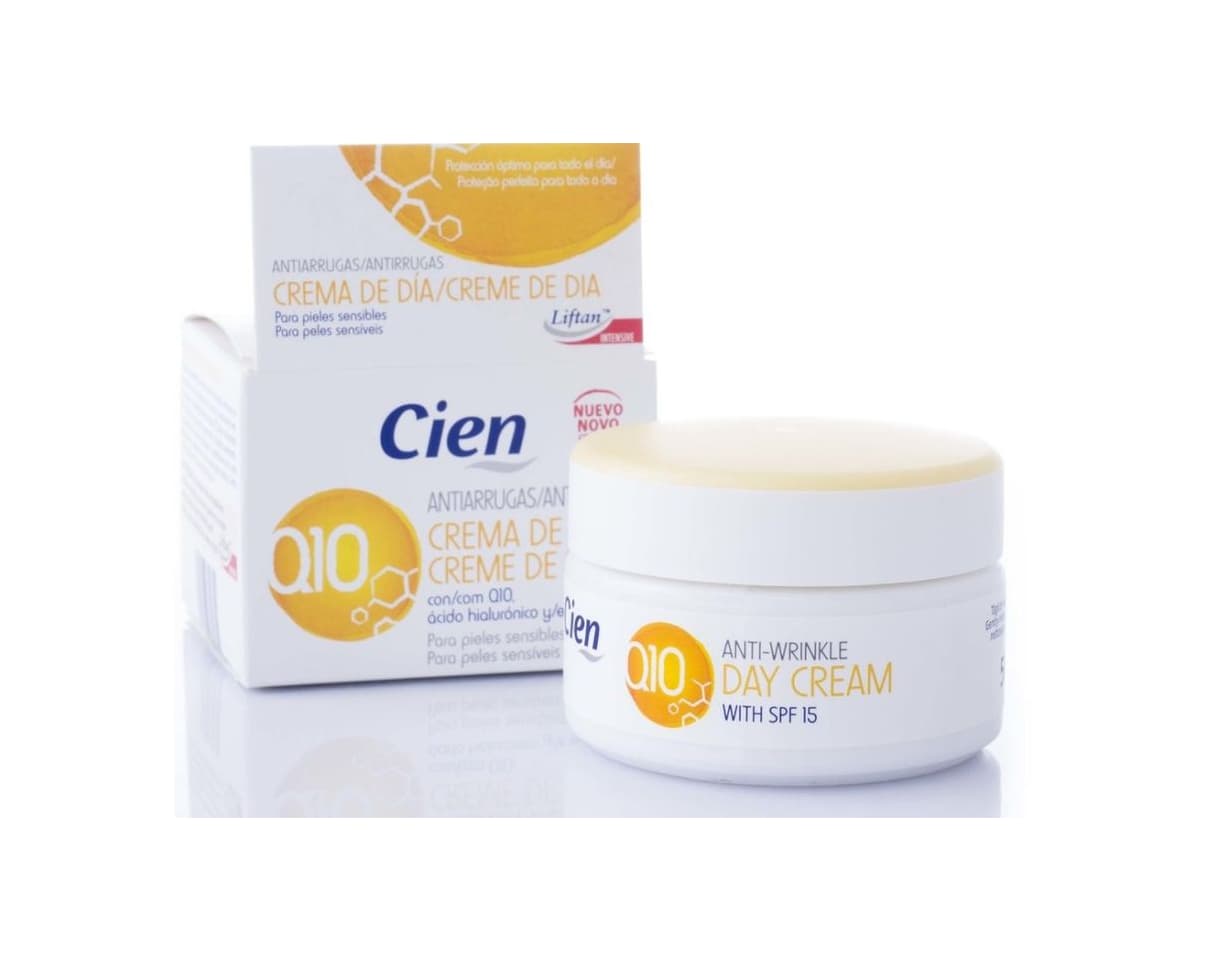 Beauty Crema Cien Q10 Antiarrugas con Vitamina E y Filtro UV 50 ml