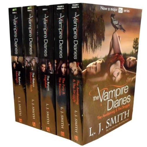 Libro Vampire Diaries L J Smith 5 Books 7 Vols Collection Set