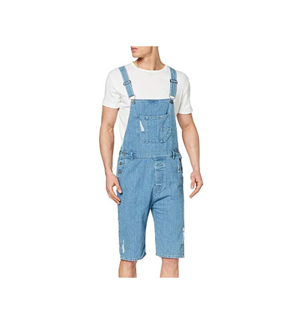 Product Urban Classics Denim Short Dungaree Petos, Azul