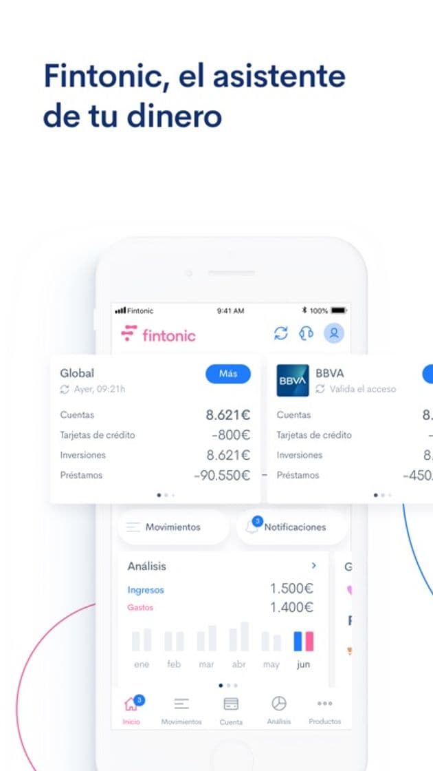 App Fintonic - Finanzas Personales