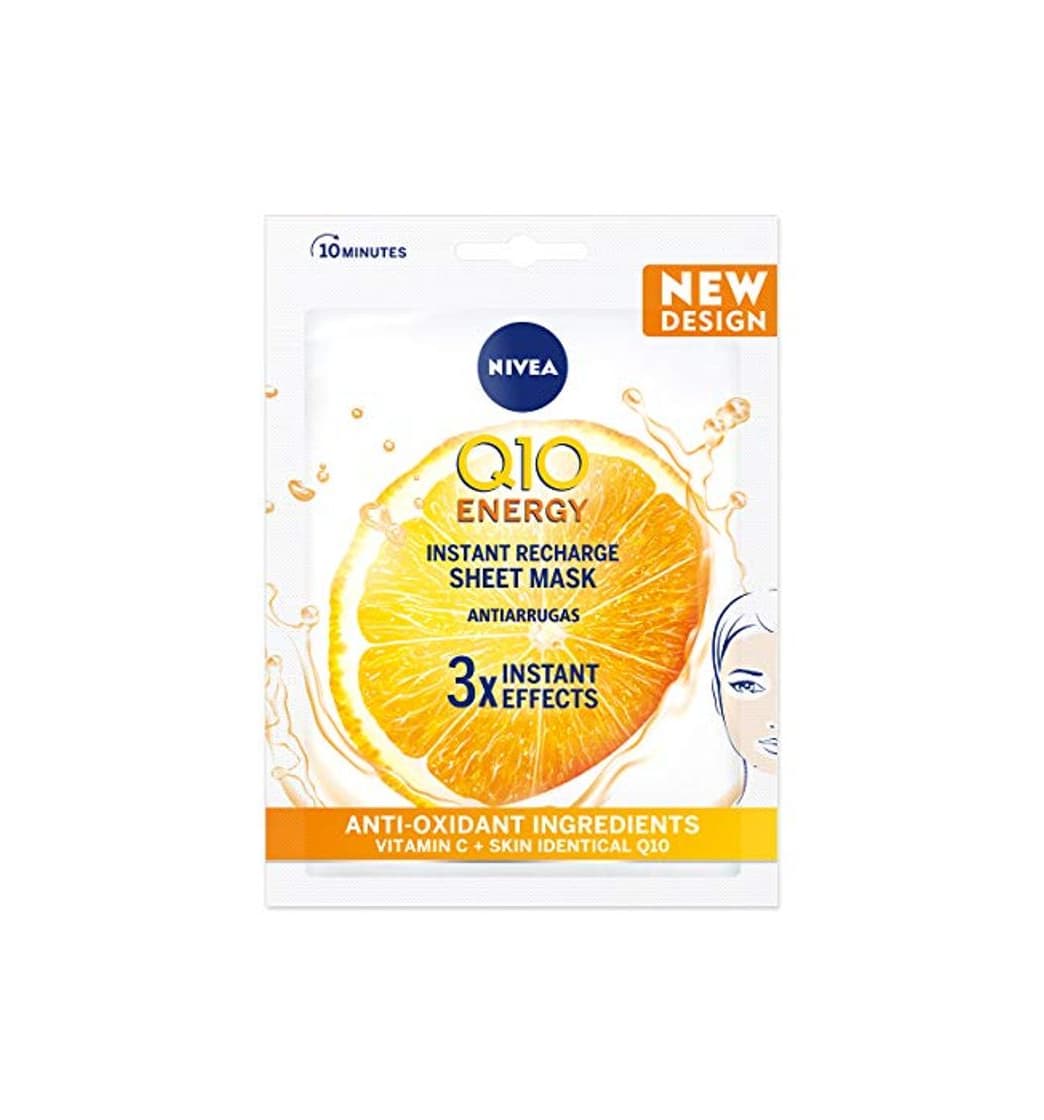 Belleza NIVEA Q10PlusC Mascarilla de Tejido Antiedad