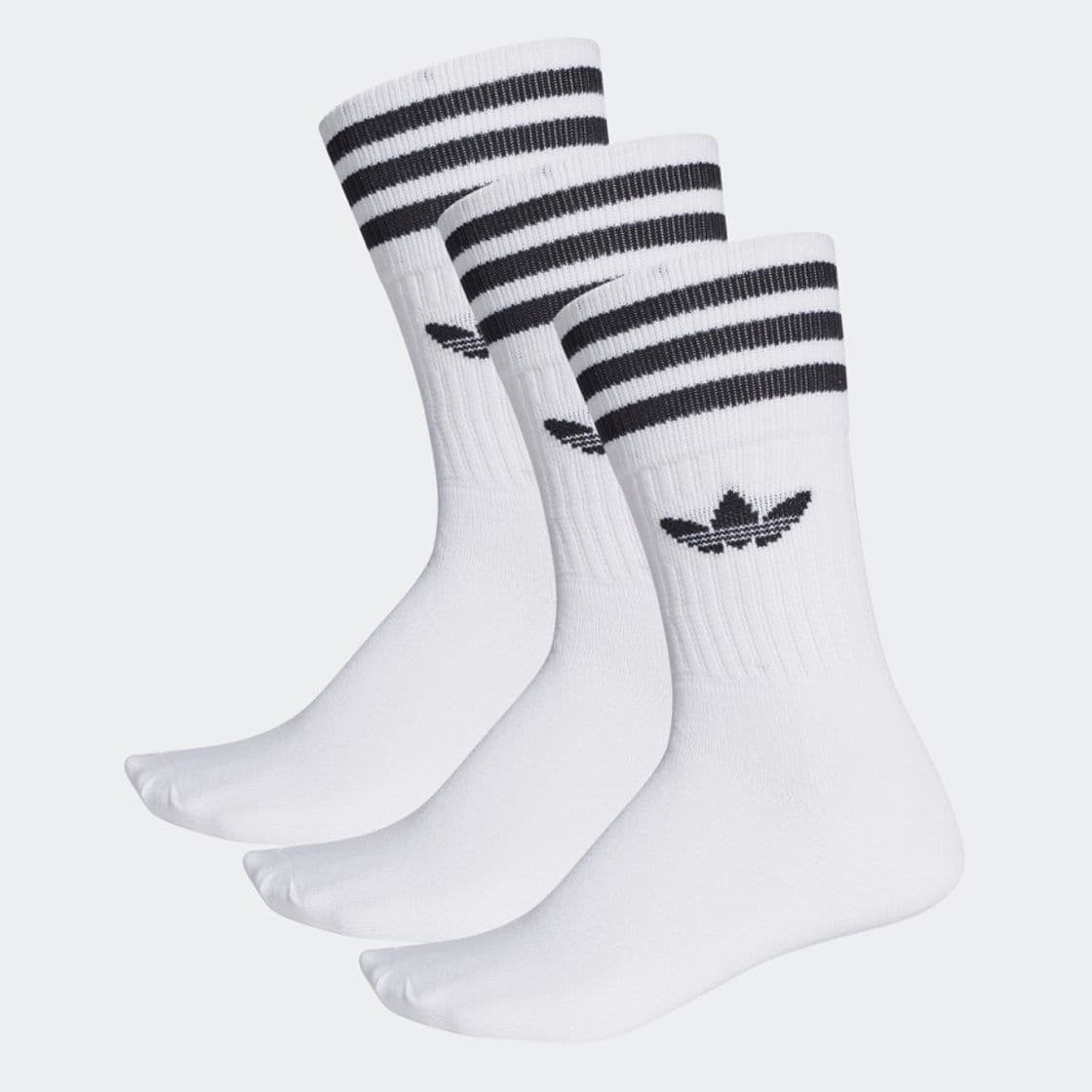 Moda Calcetines clásicos - 3 pares - Blanco adidas