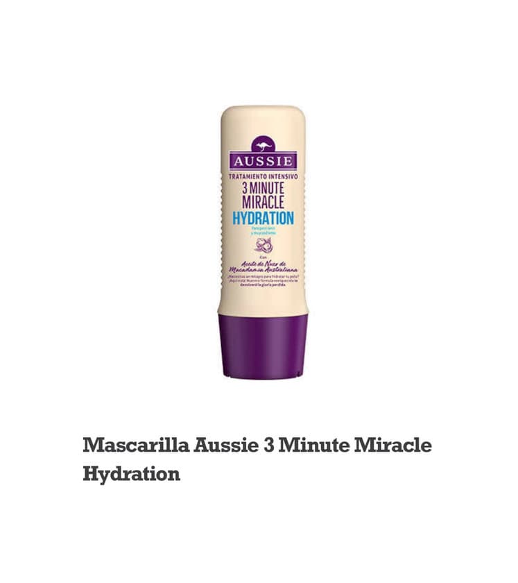 Product Miracle Hydration Aussie 