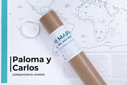 Product Regalador Mapa Personalizado del Mundo con 101 Planes geniales