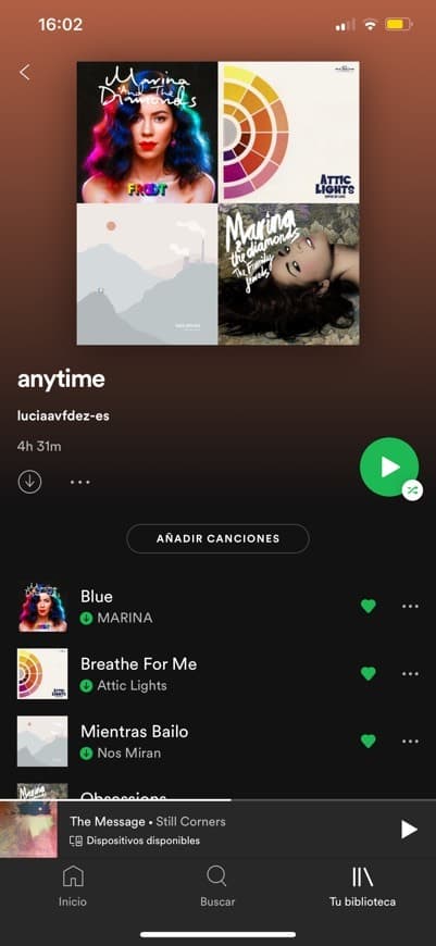 Music anytime - playlist by @luciaavfdez