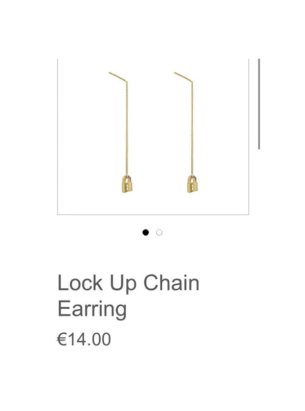 Product LOCK UP CHAIN EARRING