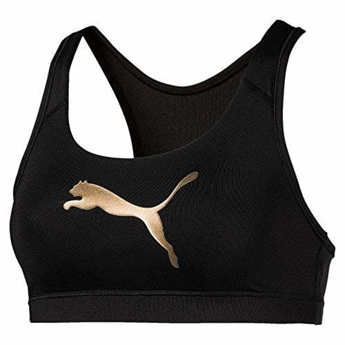 Fitness Puma 4Keeps Bra M Top, Mujer, Negro