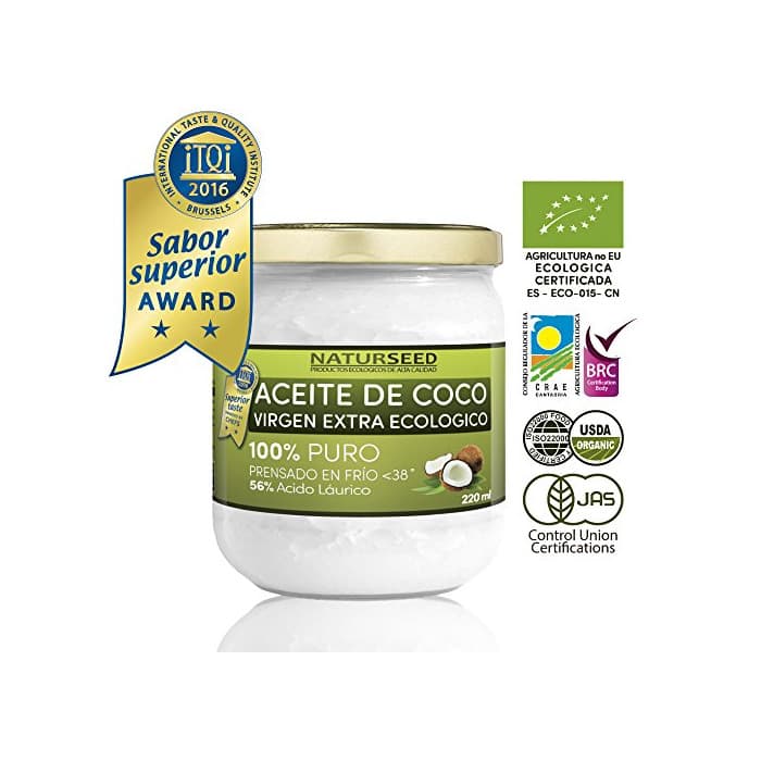 Product NATURSEED Aceite de coco - Virgen Extra Orgánico