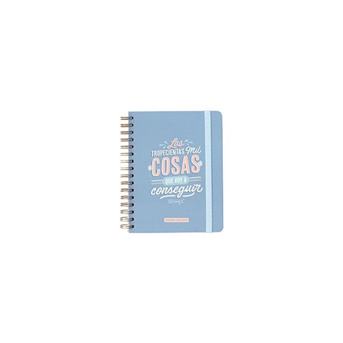 Product Mr. Wonderful Agenda Clásica, Azul, Medidas