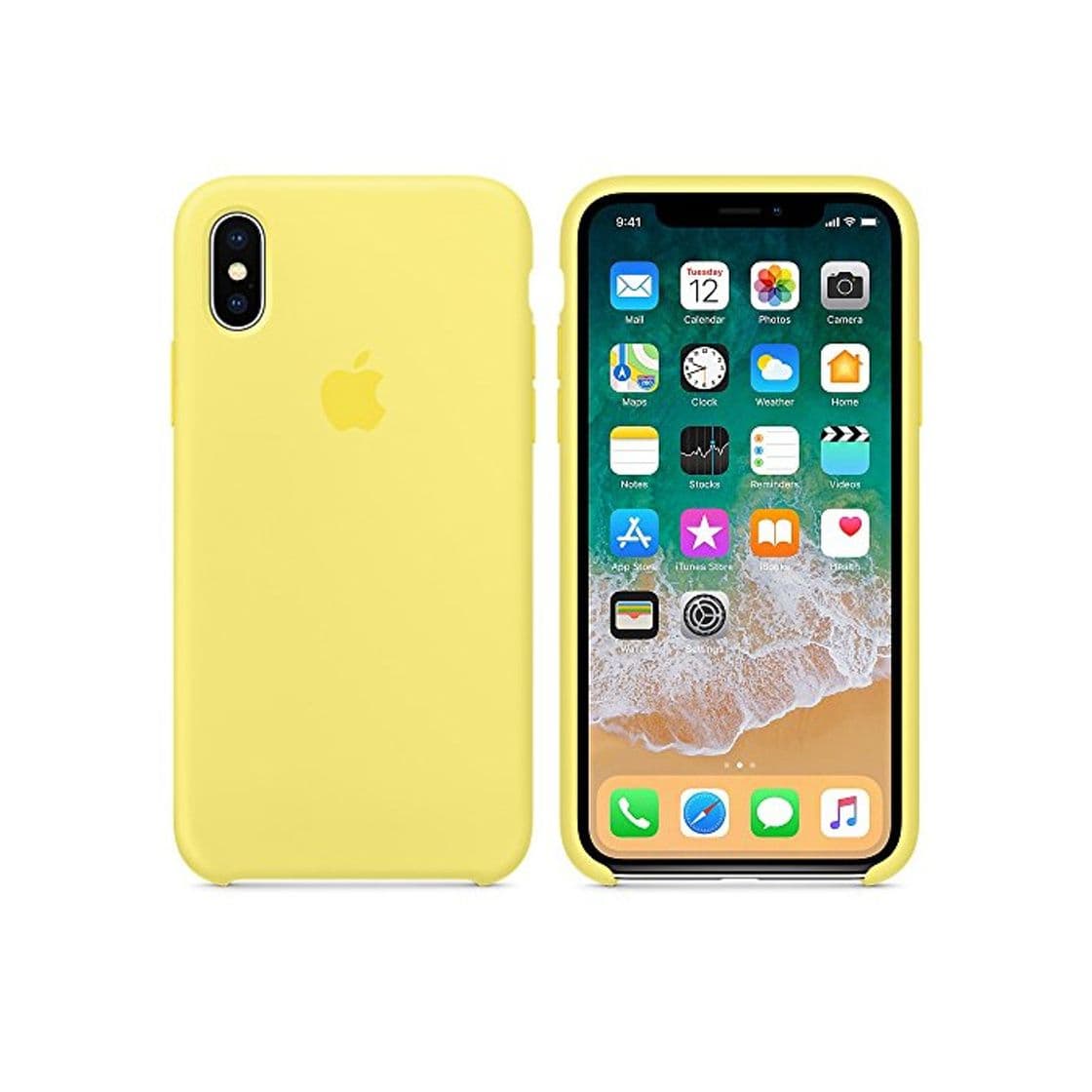 Electronic El último Verano Funda iPhone X, Slim Líquido de Silicona Gel Carcasa