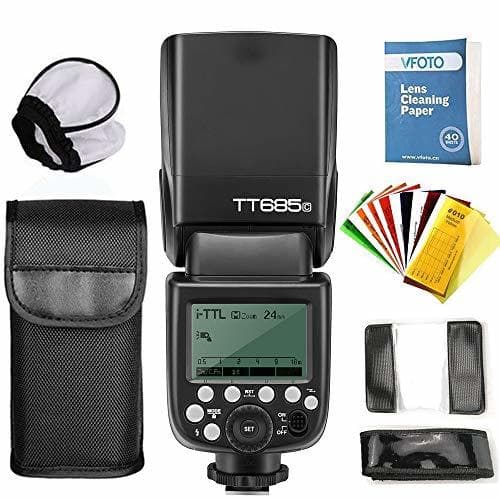 Lugar GODOX TT685 C E-TTL 2.4G Maestro-esclavo Flash linterna Speedlite 1/8000s GN60 Inalámbrico