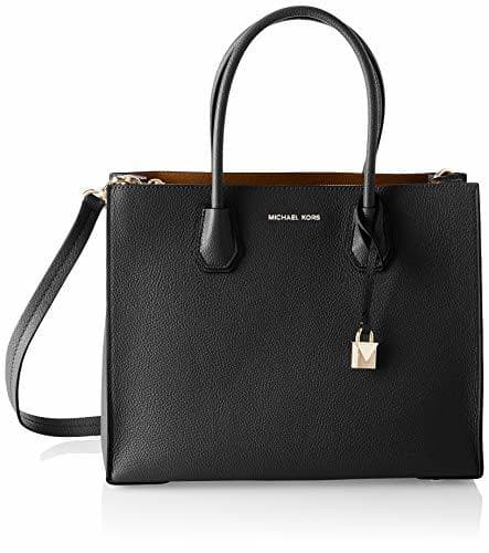 Moda Michael Kors Mercer, Bolso totes para Mujer, Negro