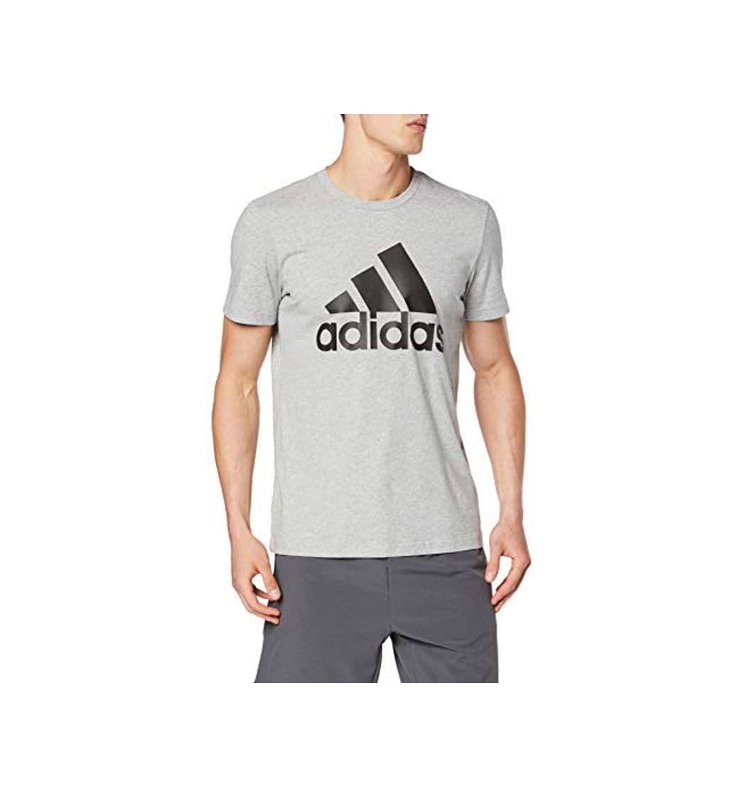 Fitness adidas Most Haves Badge of Sports TS M Camiseta, Hombre, Gris