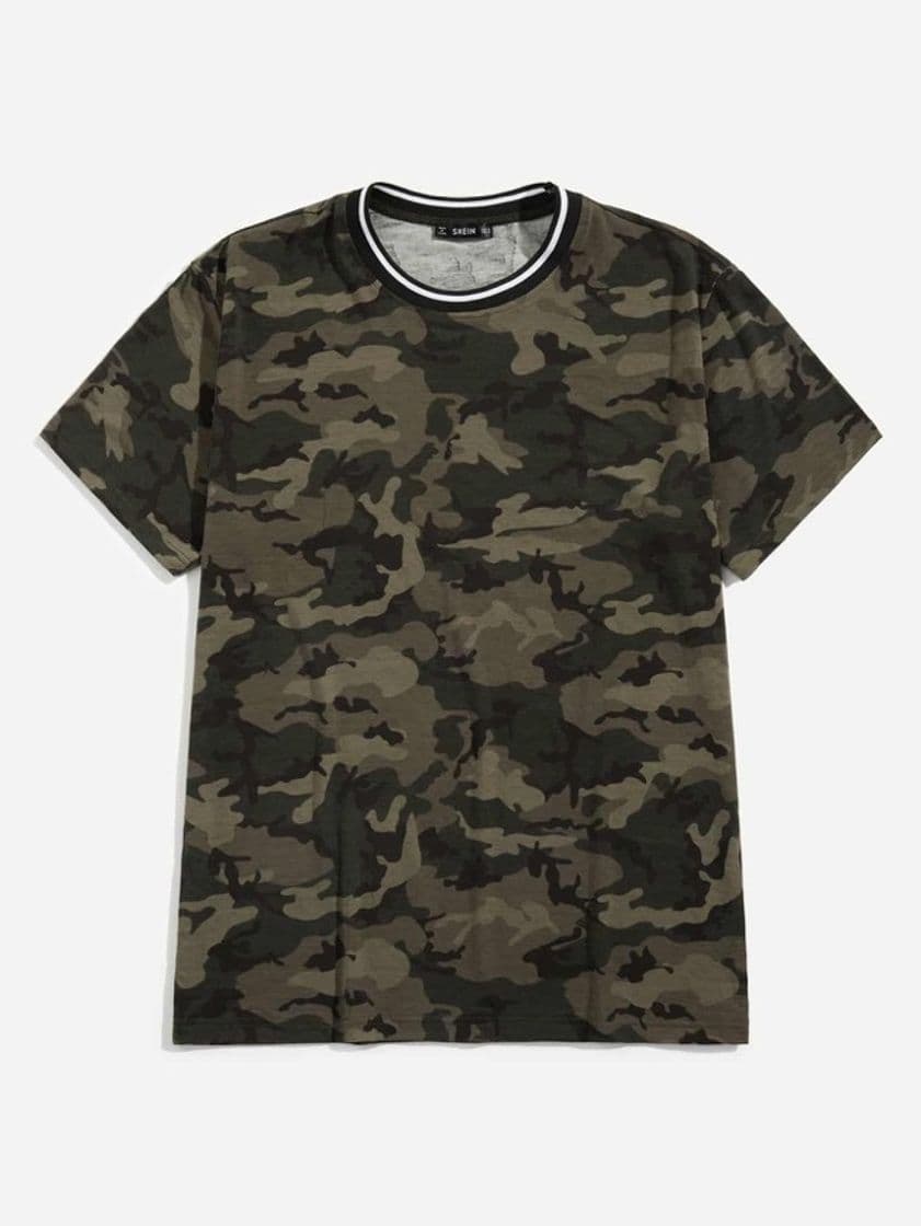 Producto Camiseta de hombres con estampado de camuflaje 