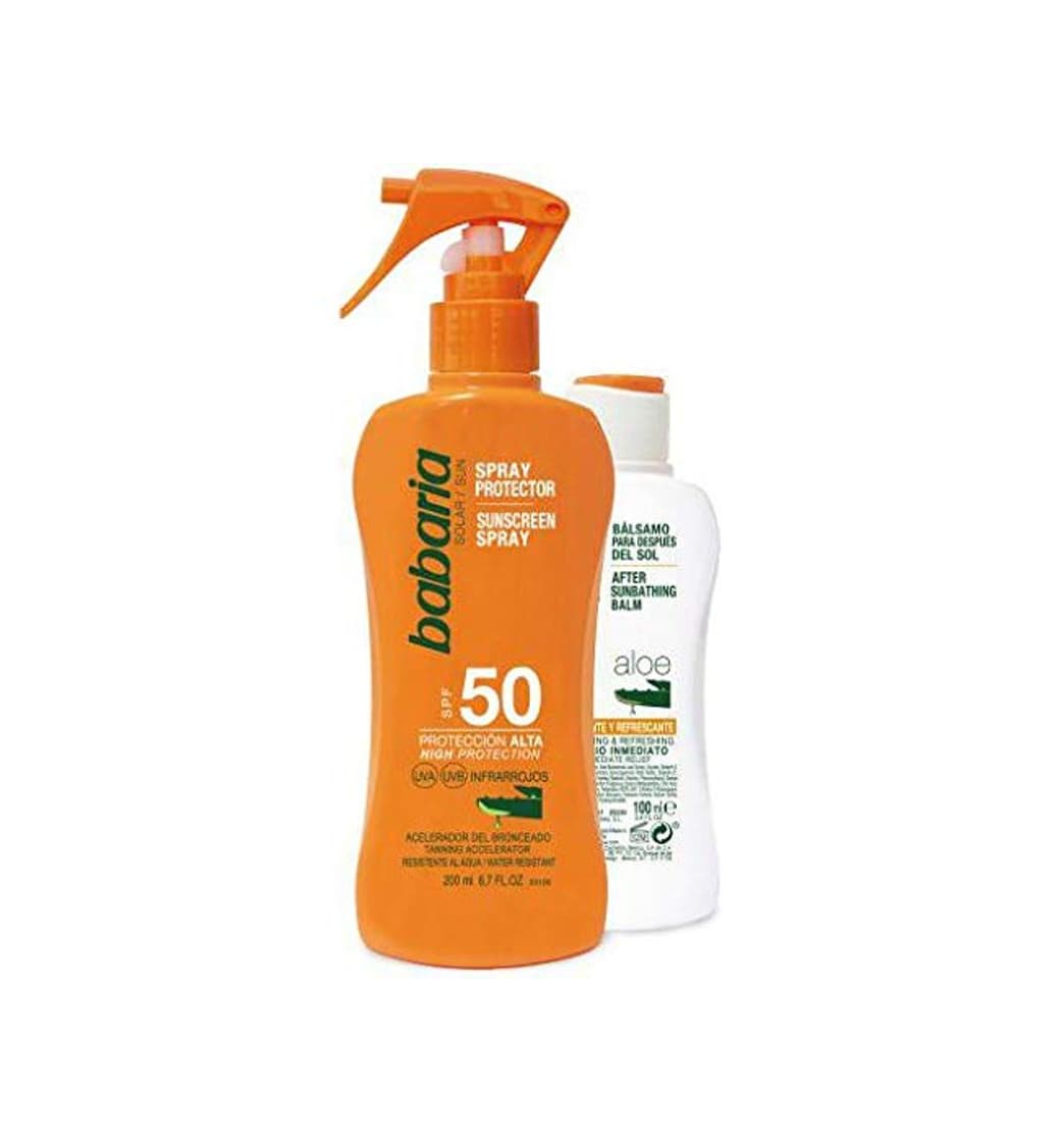 Producto Babaria Solar Aloe Vera Spf50 Leche Lote 2 Pz 1 Unidad 500