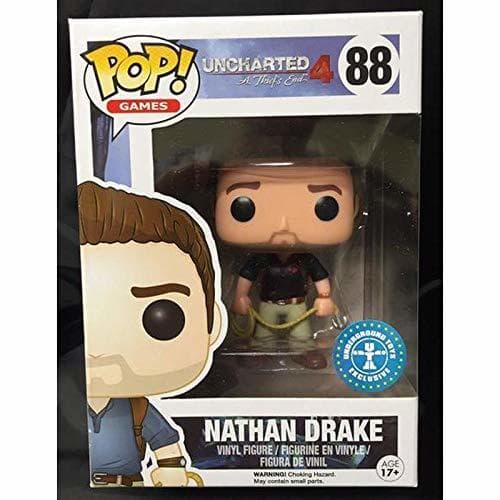 Game Funko Pop Nathan Drake 88 Uncharted Figure 9 cm Videogame Ladro Exclusive