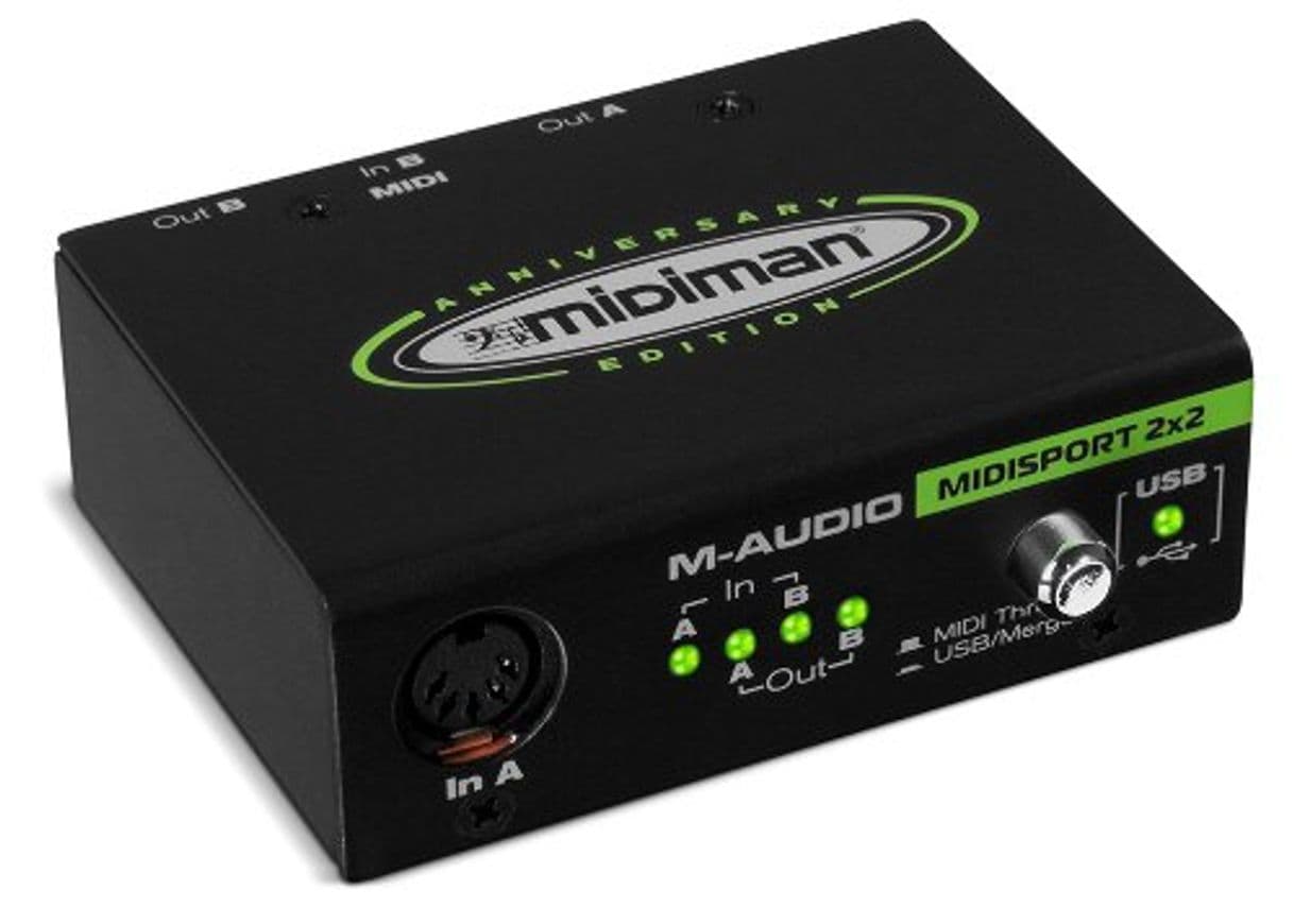 Producto M-Audio Midisport 2x2 - Interfaz MIDI USB plug & play con 2