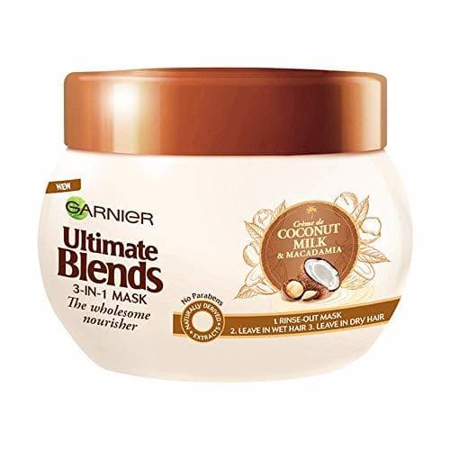 Belleza Mascarilla Garnier Ultimate Blends de leche de coco