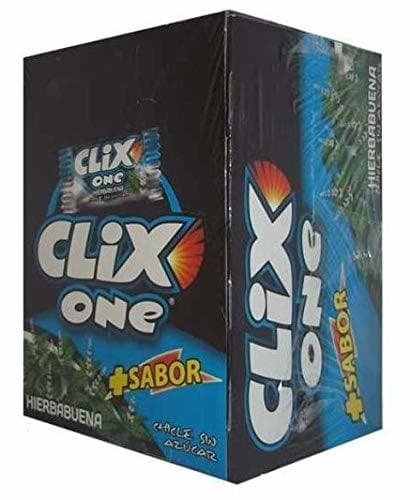 Producto CLIX ONE HIERBA SIN AZUCAR ESTUCHE 200 CHICLES