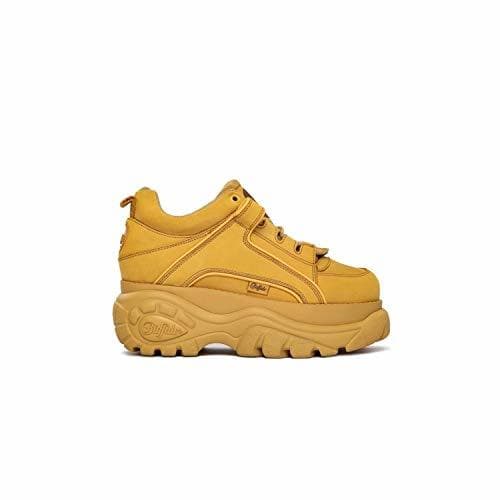 Moda Buffalo BN15330971 - Zapatillas Deportivas clásicas, Color Amarillo Amarillo Size