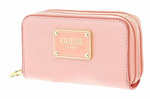 Producto Guess Bahia Double Mini Zip Wallet Peach