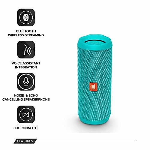 Electrónica JBL Flip 4 - Altavoz inalámbrico portátil con Bluetooth, parlante resistente al