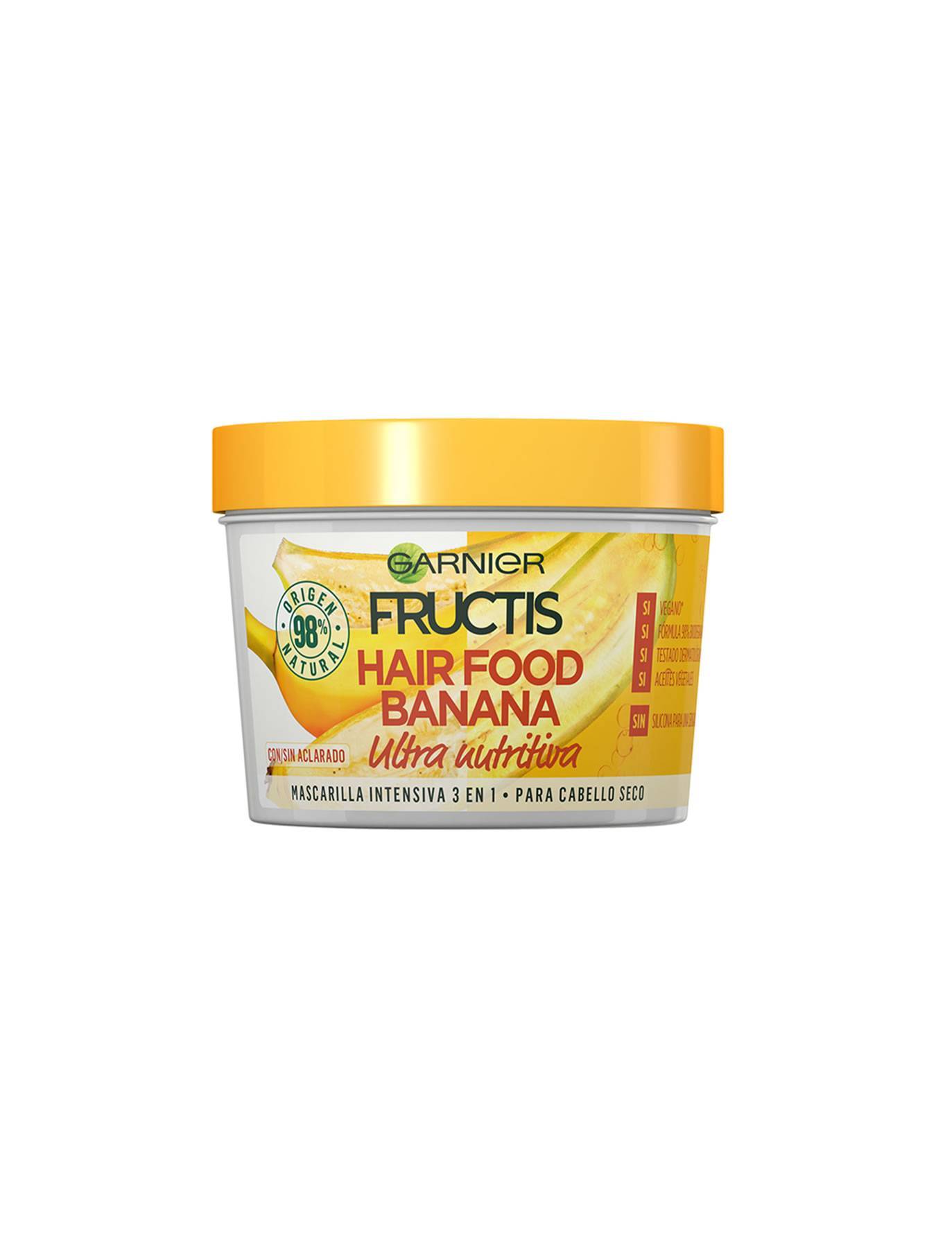 Fashion Mascarilla hair food 3 en 1 - Banana nutritiva