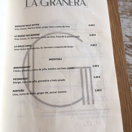 Restaurants La Granera