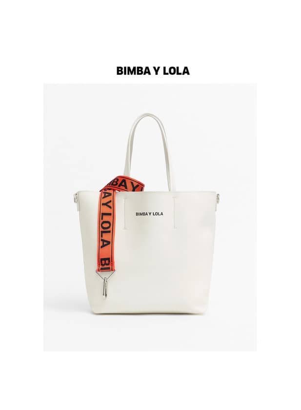 Producto Bolso de piel blanco Bimba y Lola