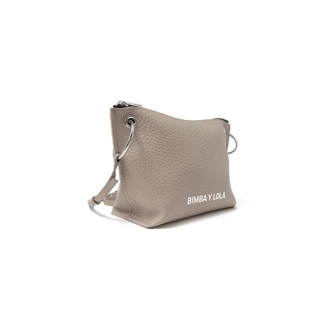 Product bolso bandolera trapecio piel piedra b&l 