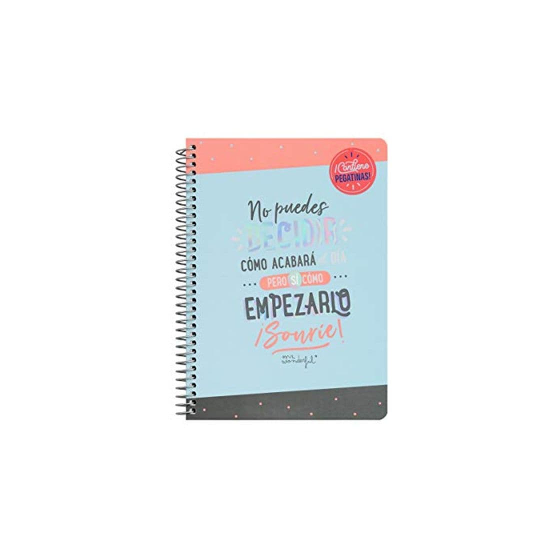 Product Mr. Wonderful Libreta pequeña-No Puedes decidir cómo