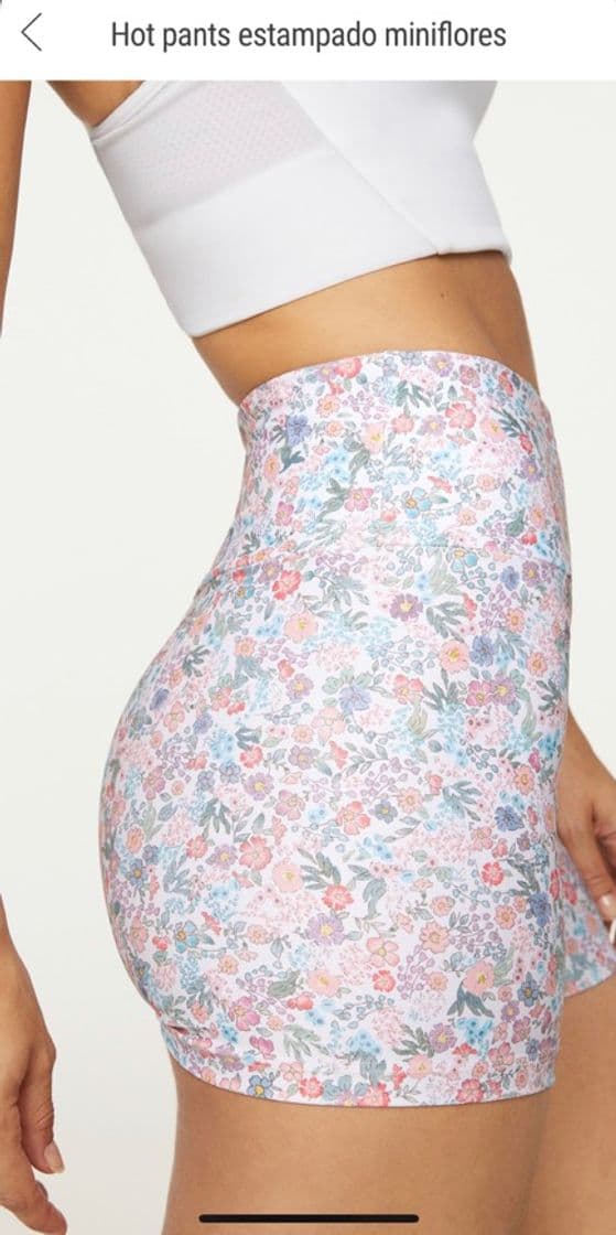 Fashion Hot pants estampado mini flores -Oysho 