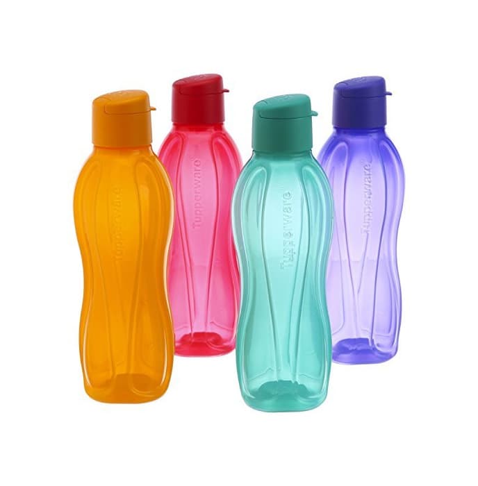 Producto Tupperware Eco Sports Water Bottle Flip Top 1 Ltr 4pcs by Tupperware