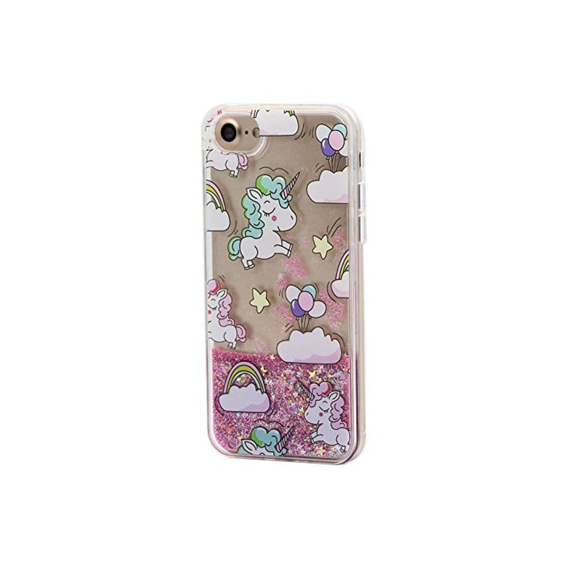 Product Keyihan iPhone 6 6S Funda Carcasa para niña, Linda Estilo Rosa Diseño