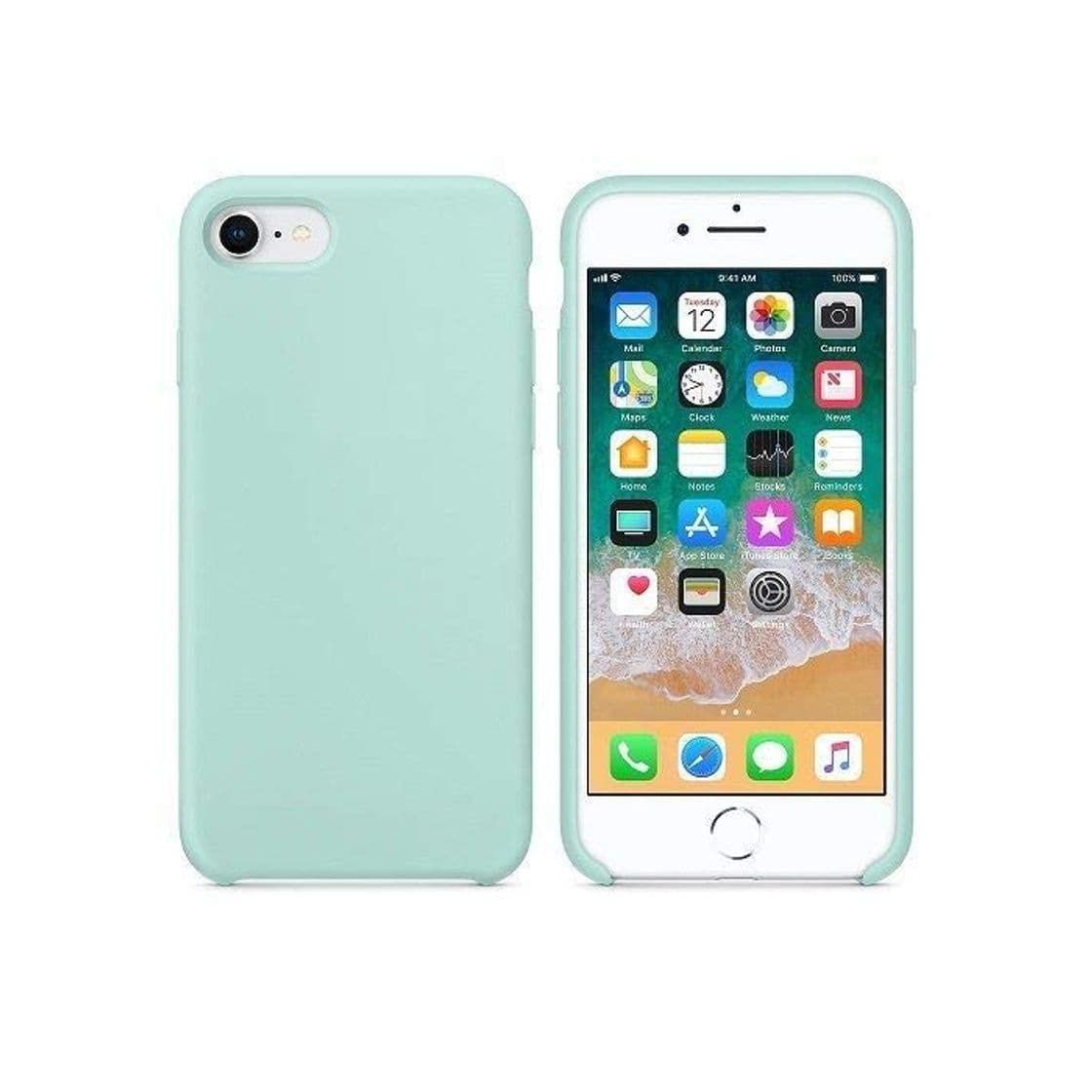 Electronic CABLEPELADO Funda Silicona iPhone 6/6s con Logo Color Verde Claro