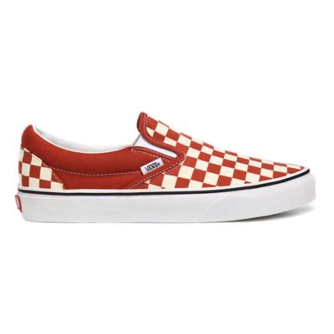 Moda Zapatillas Checkerboard Classic Slip-On | Rojo | Vans