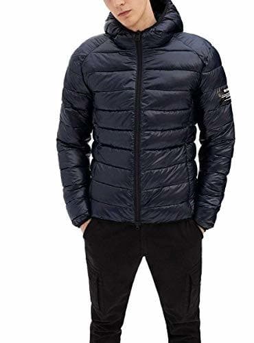 Moda ECOALF Plumífero Deep Navy Marino Hombre M Azul