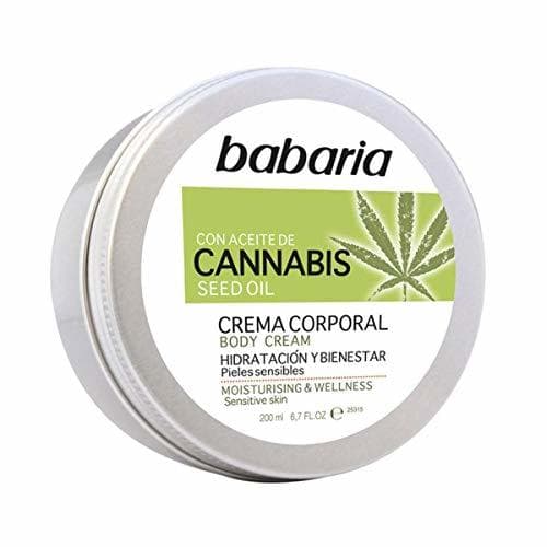 Beauty Babaria Cannabis Crema Corporal Hidratante Y Bienestar 200 Ml