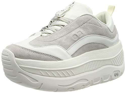 Moda COOLWAY Cluster, Zapatillas para Mujer, Blanco