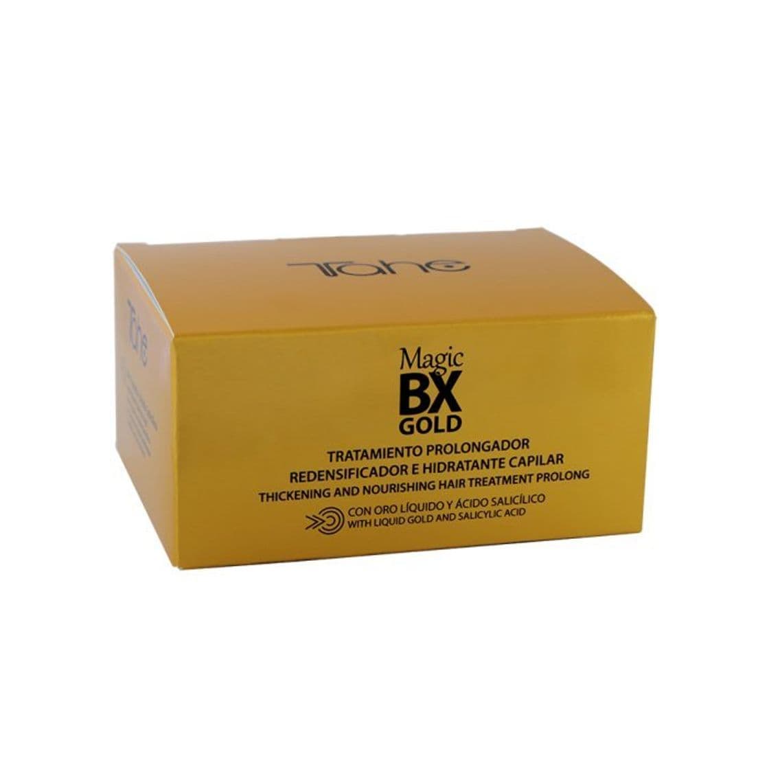 Producto Tahe Magic BX Gold Tratamiento Capilar Redensificador Hidratante Efecto Botox de Larga