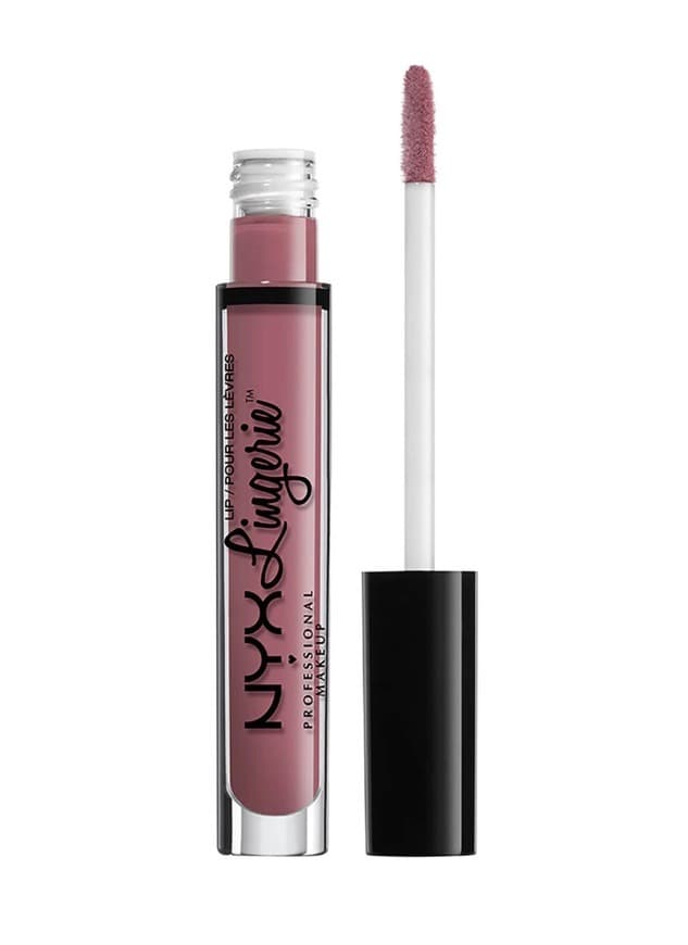 Product NYX Professional Makeup Pintalabios Lip Lingerie Liquid Lipstick, Acabado cremoso y mate,